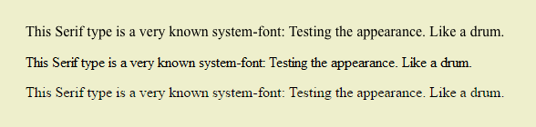 Testing if text is pixelated on curves in Firefox and Chrome web browser under Windows OS